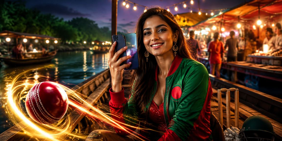 সুন্দরবনের নাইট মার্কেটে ক্রিকেট বেটিং পুরস্কার উপভোগের পরিবেশ